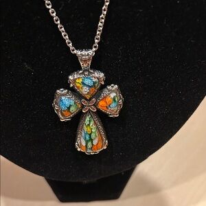 Elegant Cross Pendant Necklace